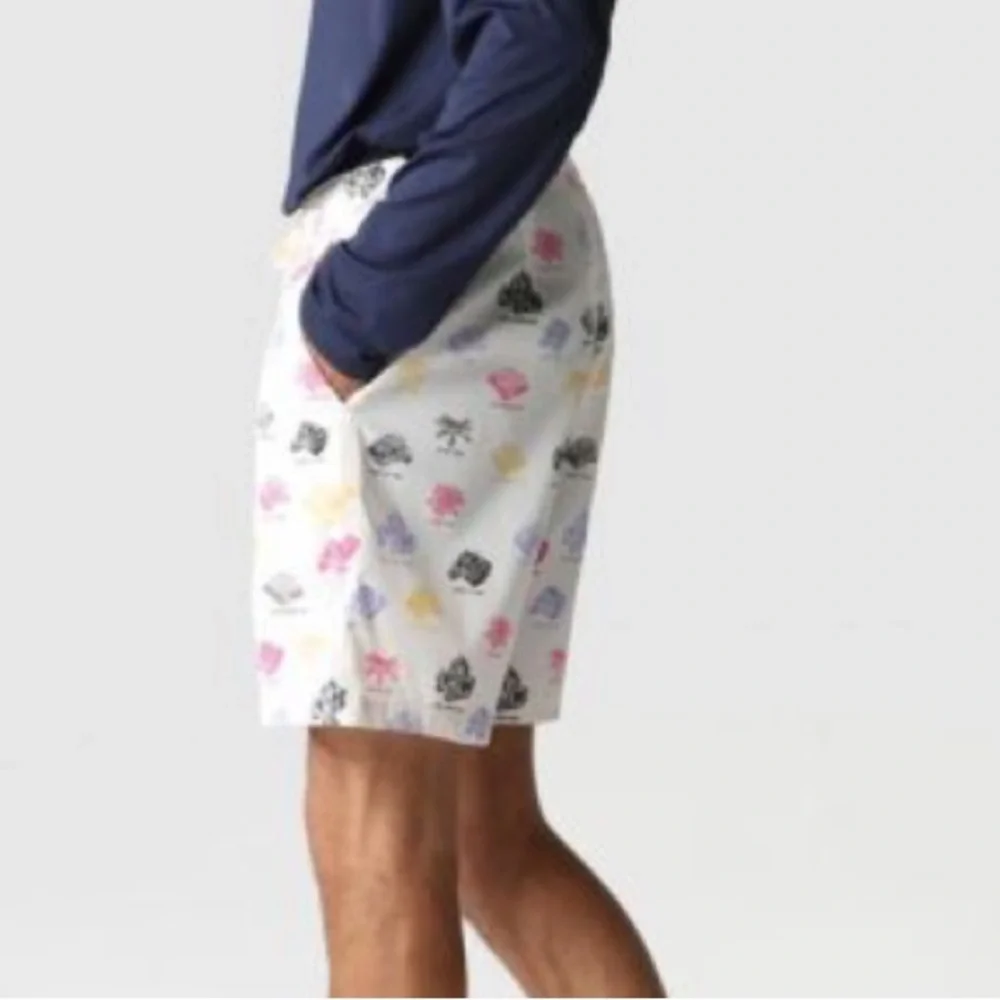 The North Face Class V Ripstop Boardshorts White Campfire Print Size 36 / Large